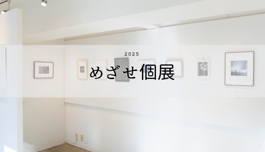 「めざせ個展 2025」出展者募集